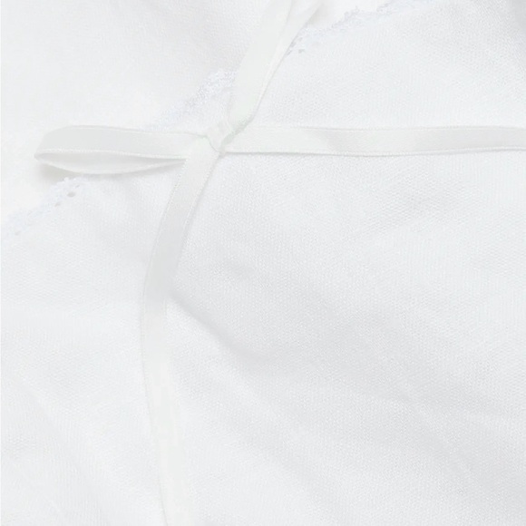 Reformation white puff sleeve mini dress size 2 - Picture 7 of 7